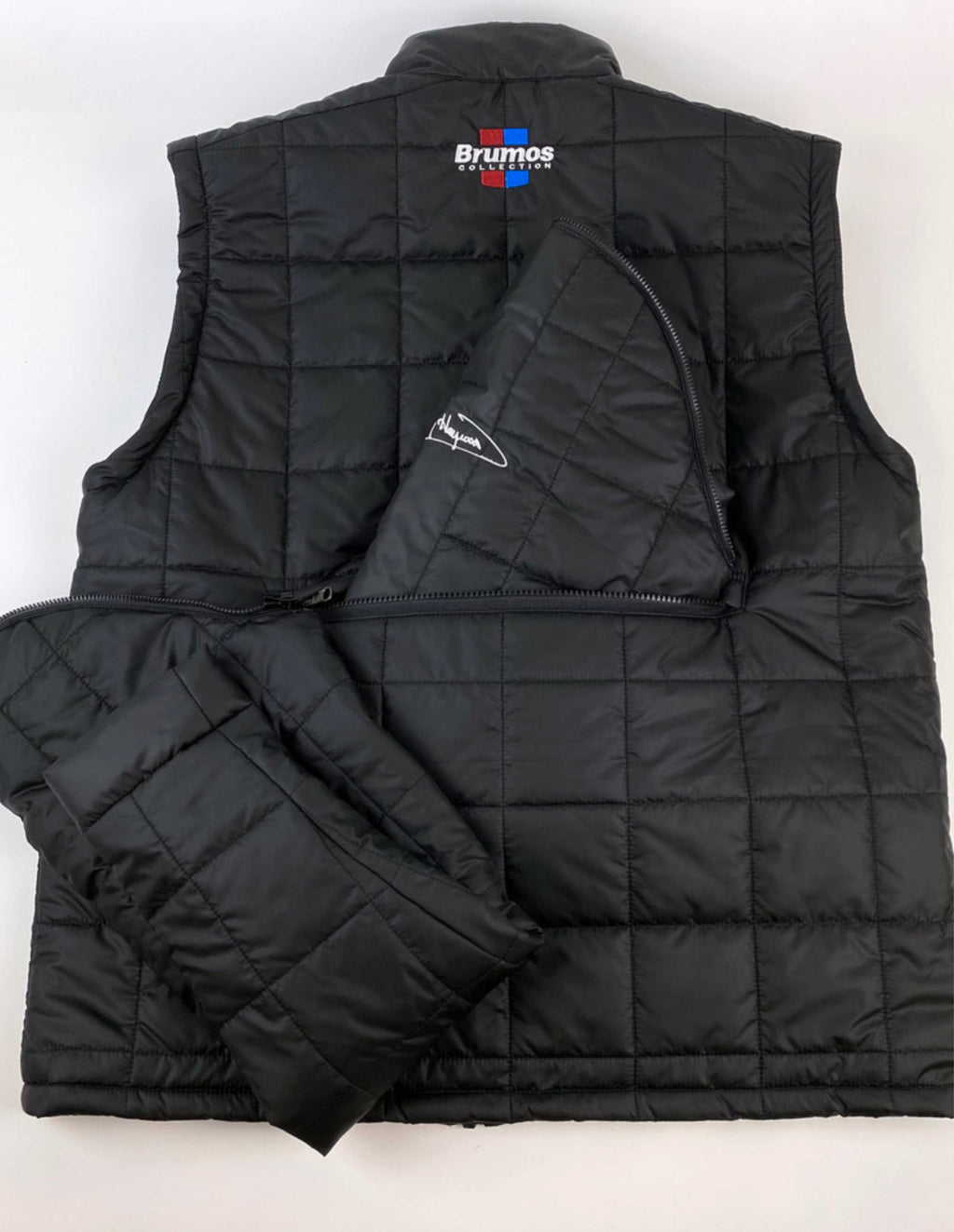 Quilted Jacket with Detachable Sleeves