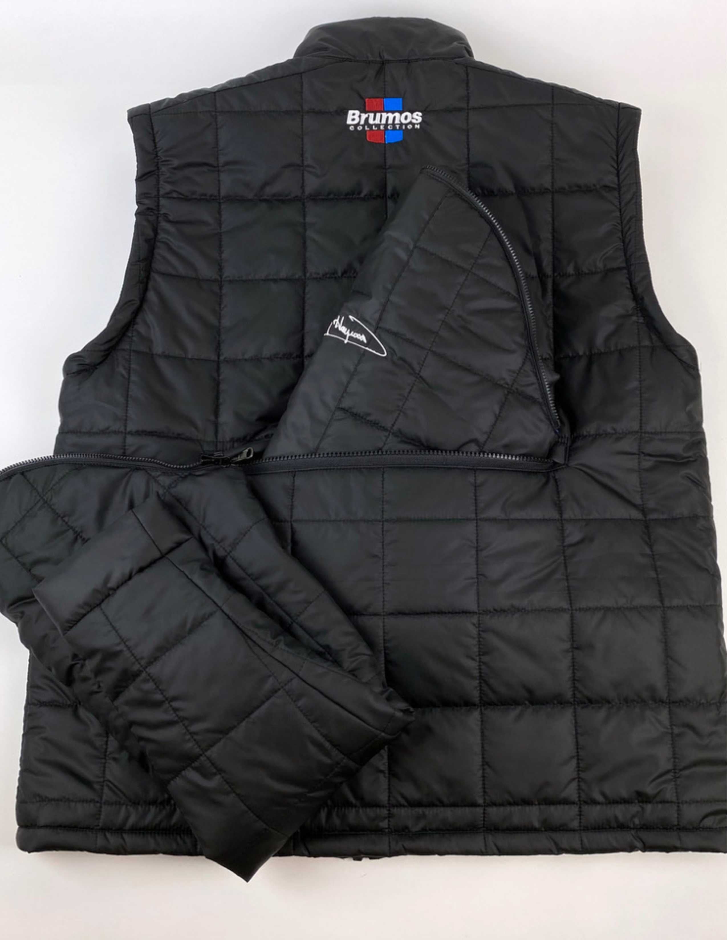 Quilted Jacket with Detachable Sleeves