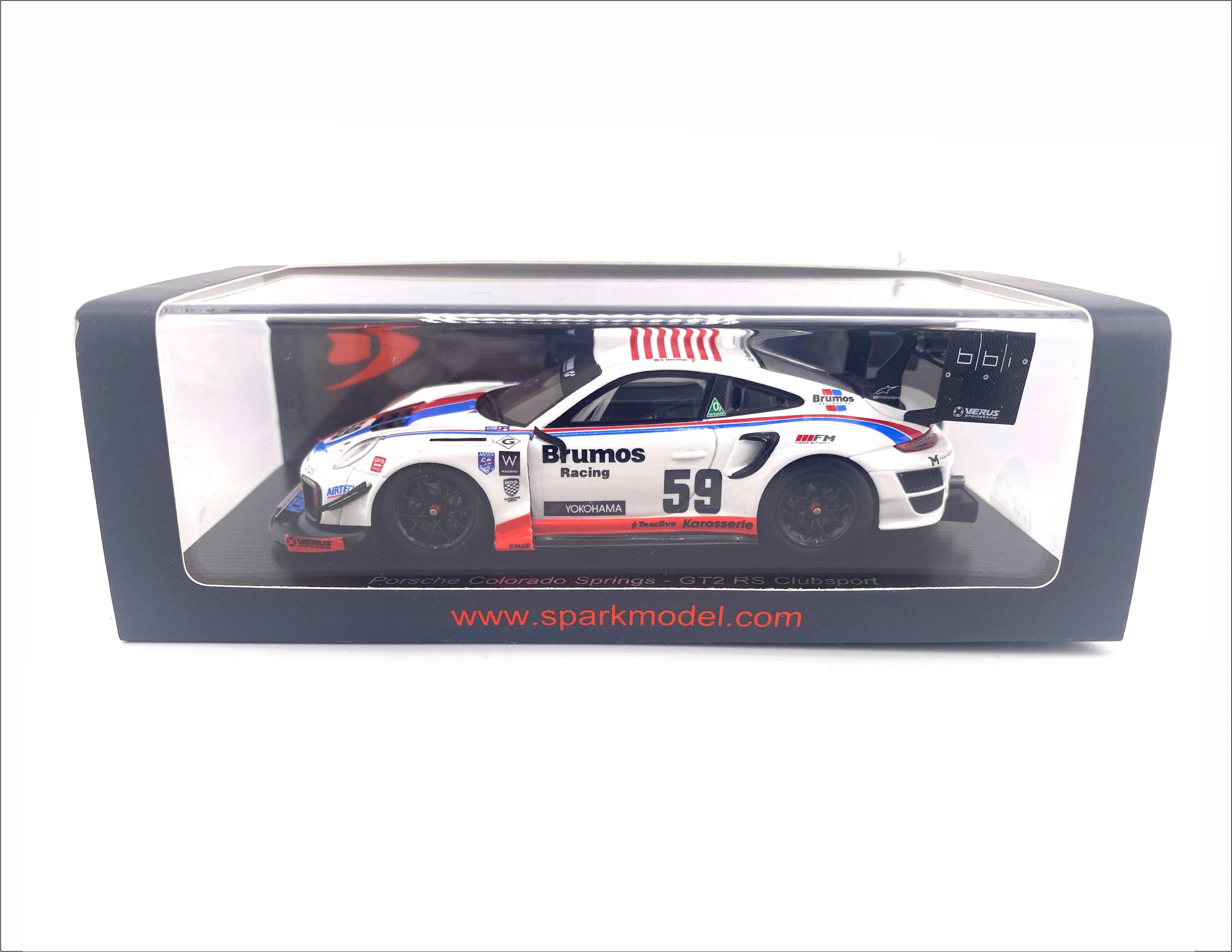 1/43 Scale Model Brumos Pikes Peak Porsche GT2 Clubsport