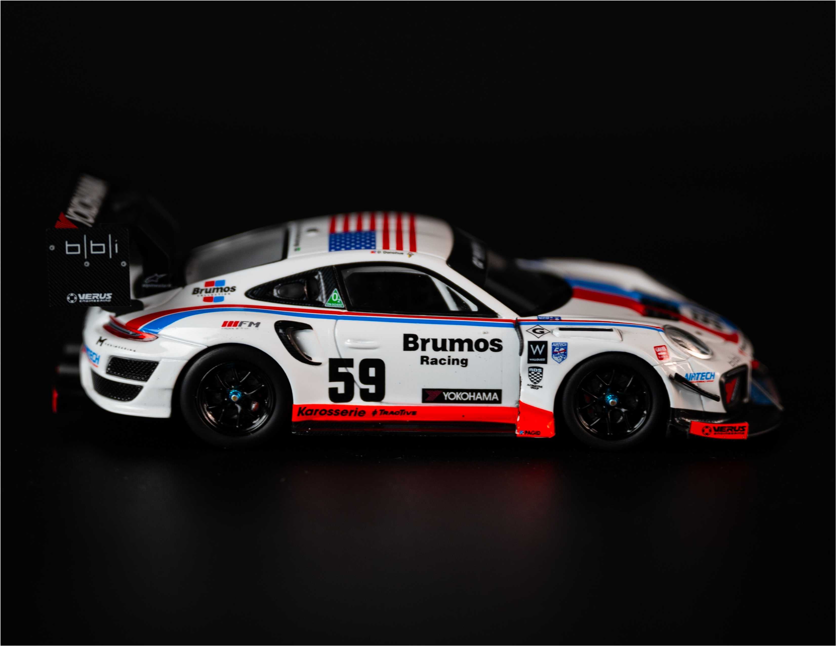 1/43 Scale Model Brumos Pikes Peak Porsche GT2 Clubsport