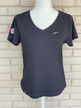 Load image into Gallery viewer, Brumos Ladies V Neck Tech Tee
