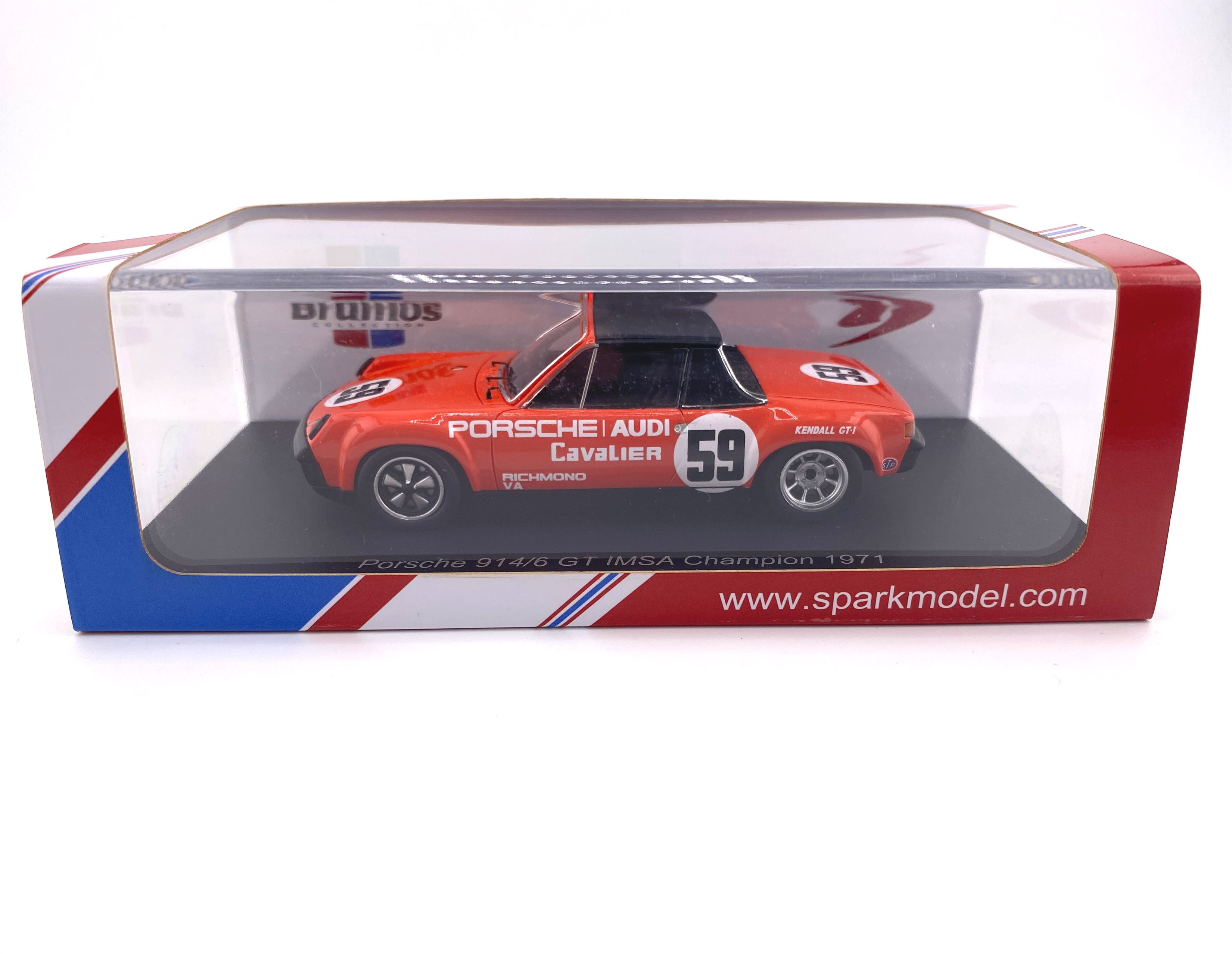 1971 Porsche 914/6 GT IMSA Championship Winner, 1/43 Scale Model