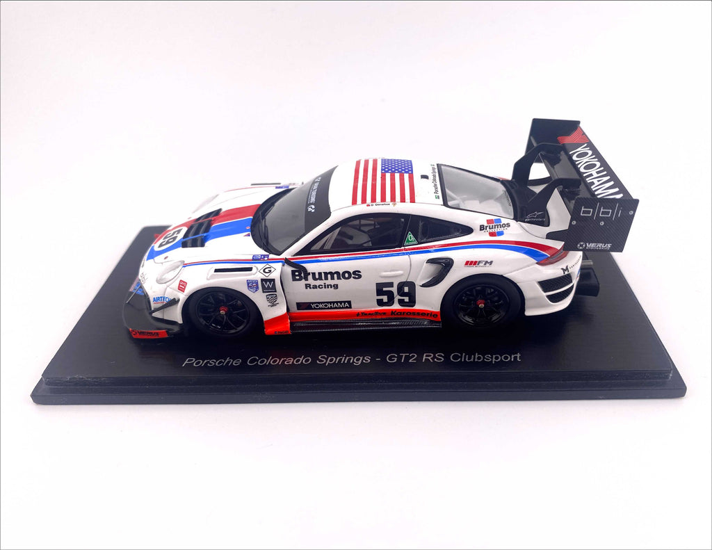 1/43 Scale Model Brumos Pikes Peak Porsche GT2 Clubsport
