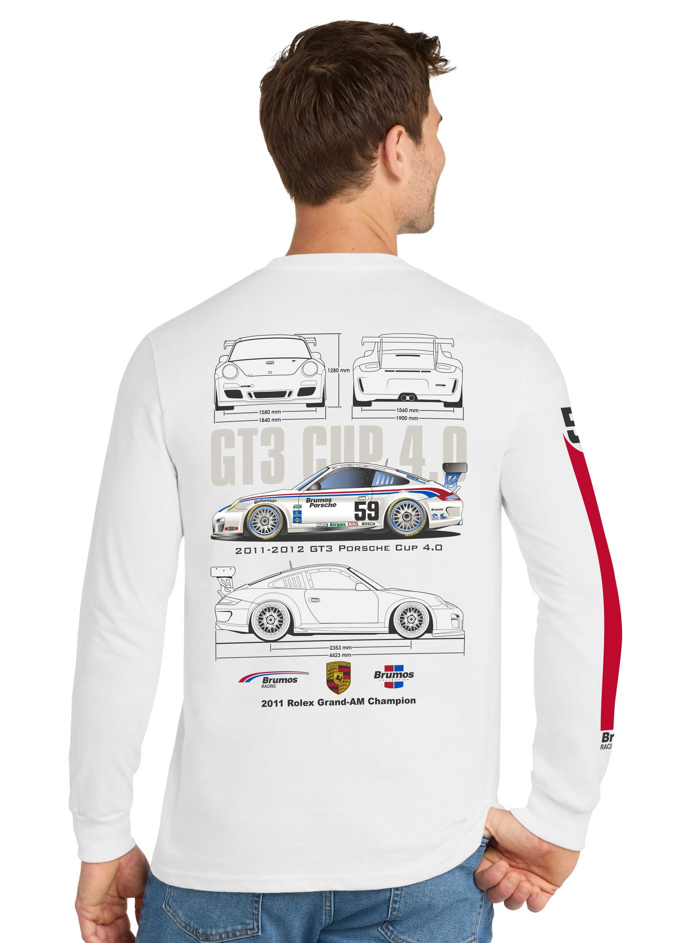 2011-12 GT3 Cup 4.0 Blueprint Long Sleeve Tee