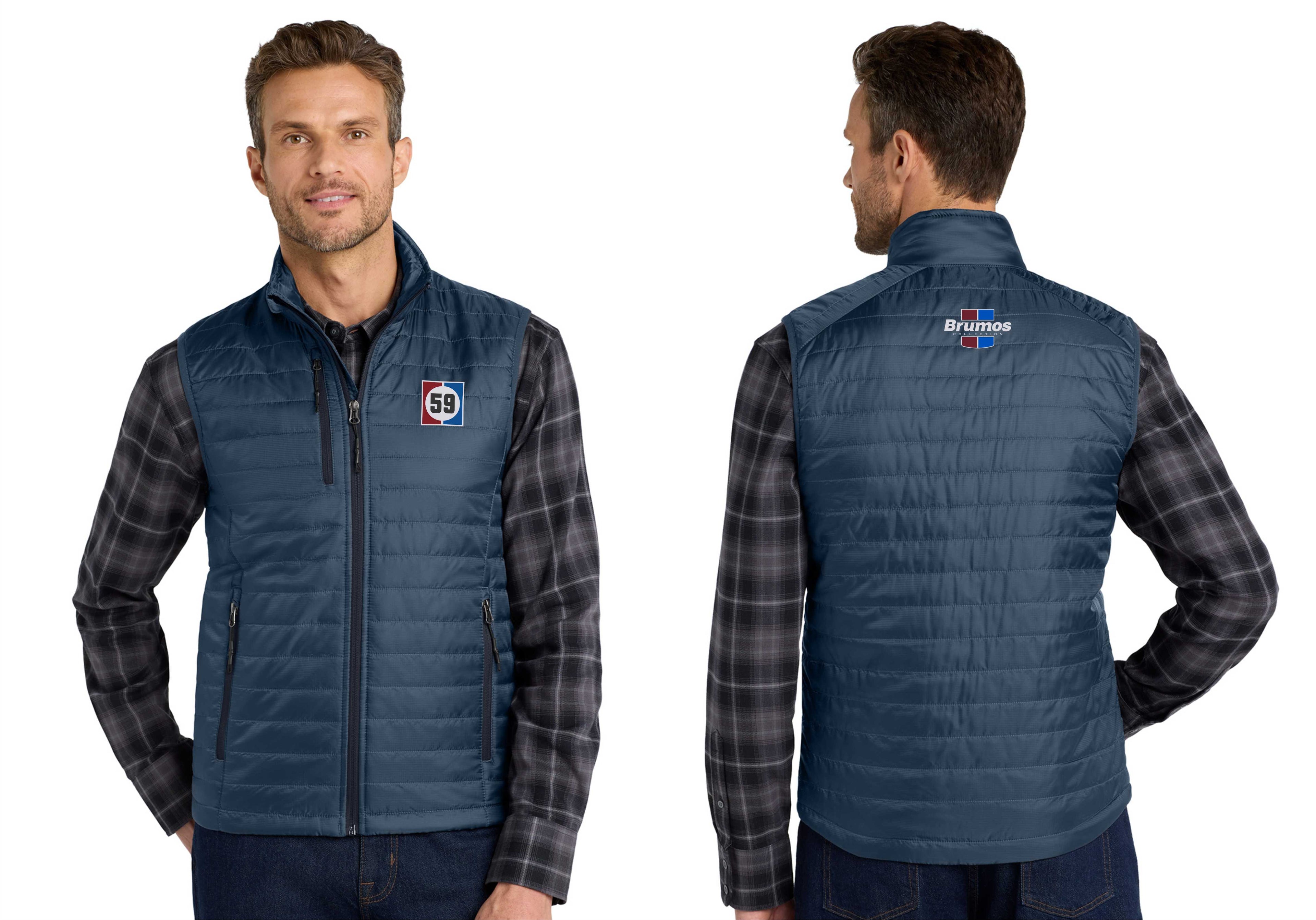 Brumos Collection Packable Puffy Vest