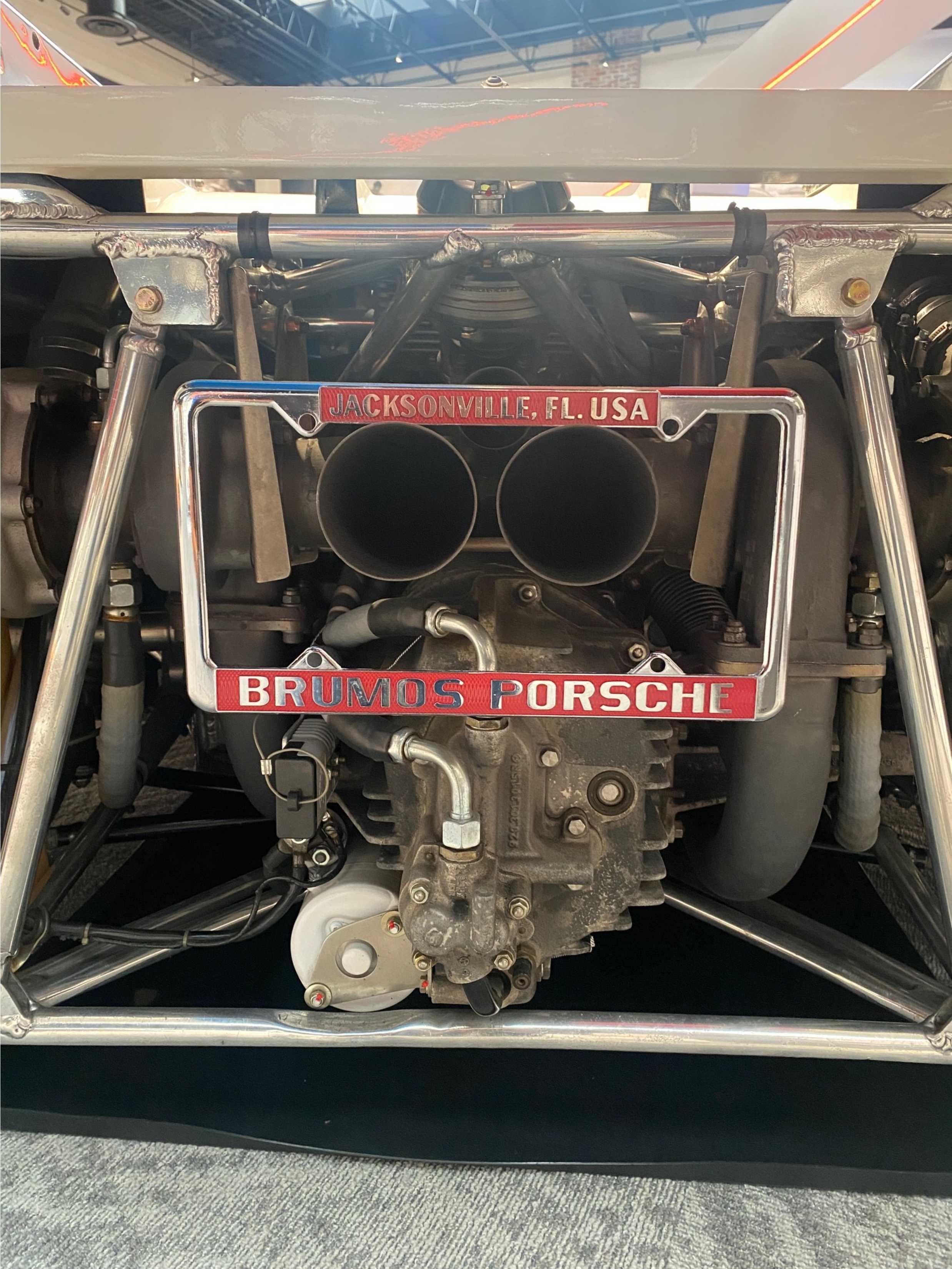 Brumos Metal License Plate Frame