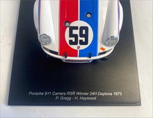 Load image into Gallery viewer, 1/18 Scale Brumos Porsche 911 Carrera RSR 1973 Daytona Winner 24
