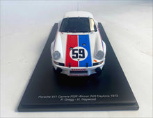 Load image into Gallery viewer, 1/18 Scale Brumos Porsche 911 Carrera RSR 1973 Daytona Winner 24
