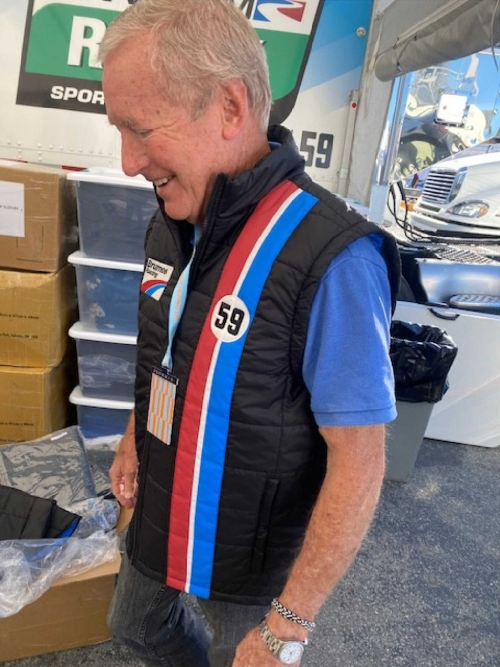 Quilted Jacket with Detachable Sleeves