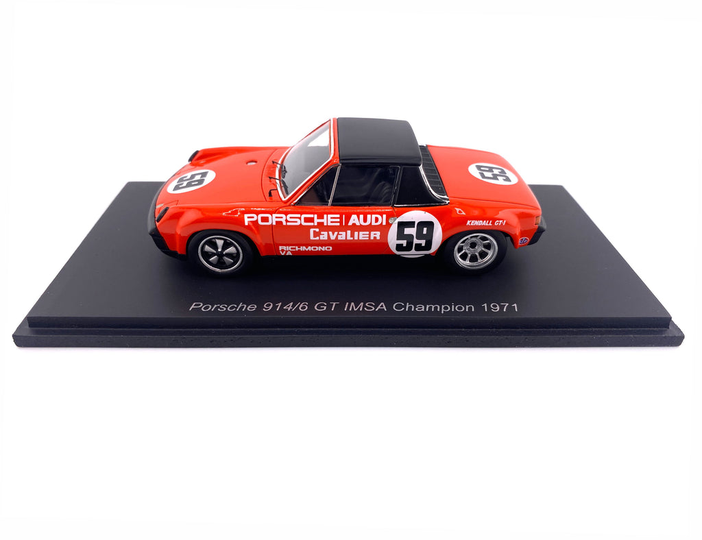 1971 Porsche 914/6 GT IMSA Championship Winner, 1/43 Scale Model