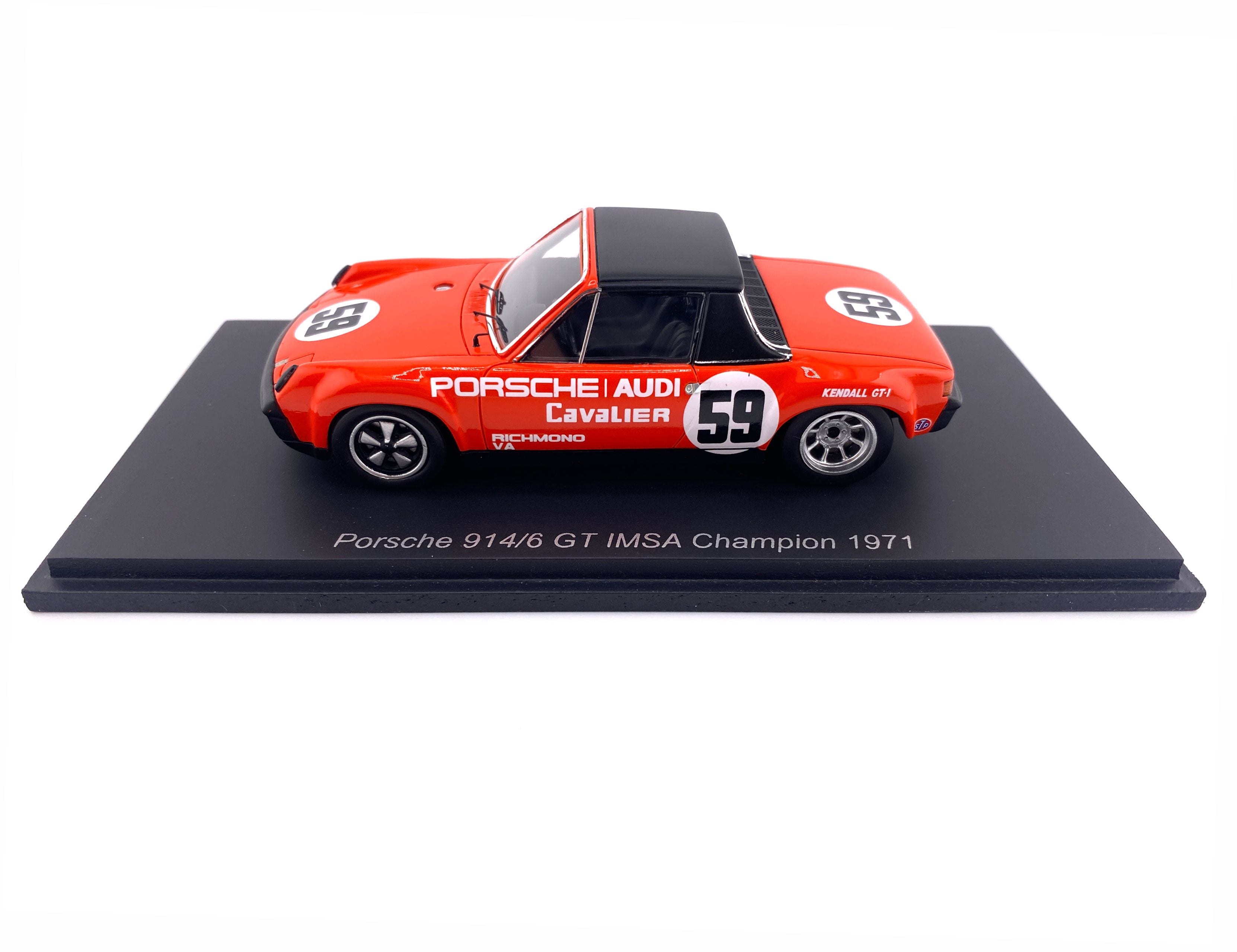1971 Porsche 914/6 GT IMSA Championship Winner, 1/43 Scale Model