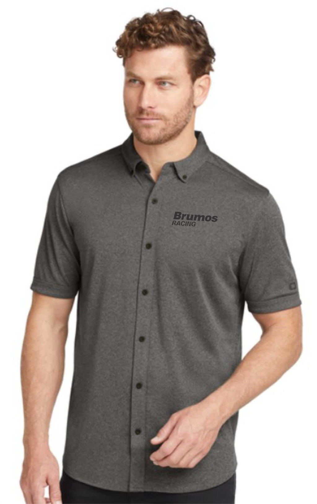 Brumos Racing Modern Full Button Polo