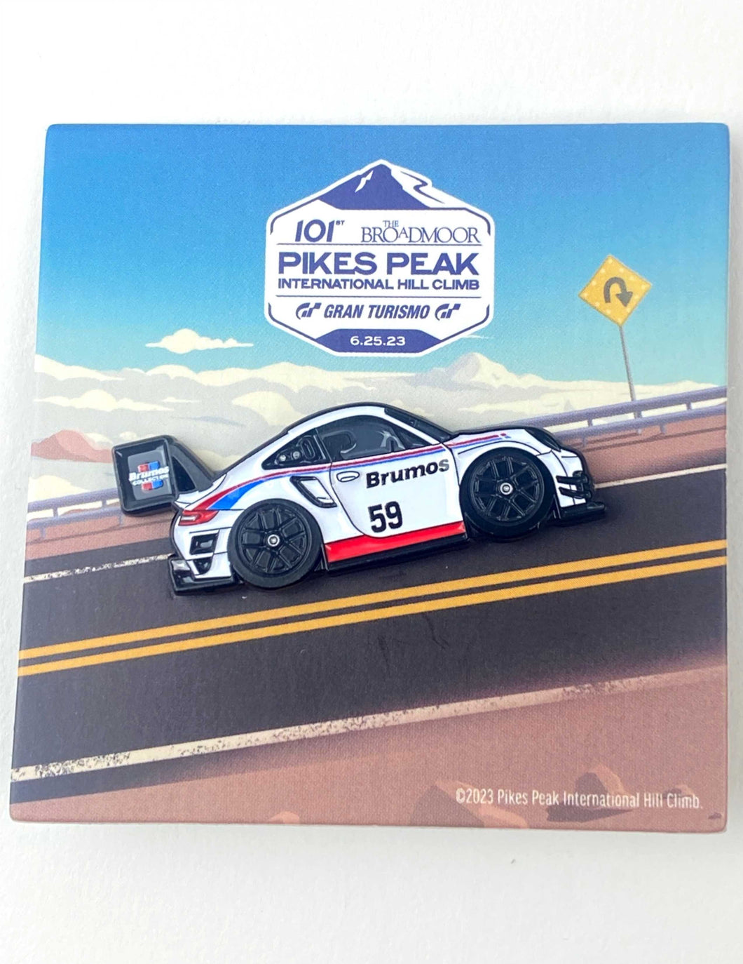 Brumos Collection Keen Pikes Peak 911 GT2RS Clubsport Pin
