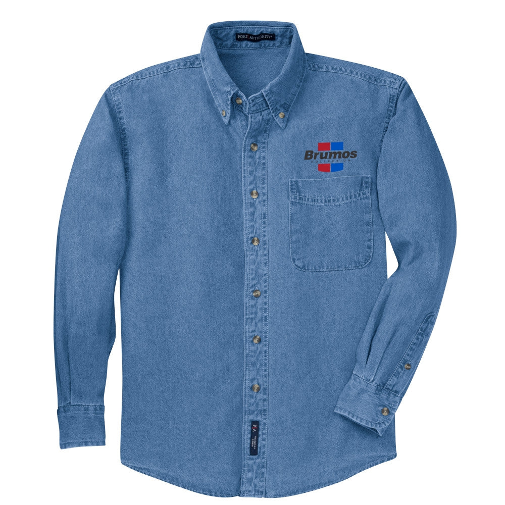 western-denim-shirt-faded-blue